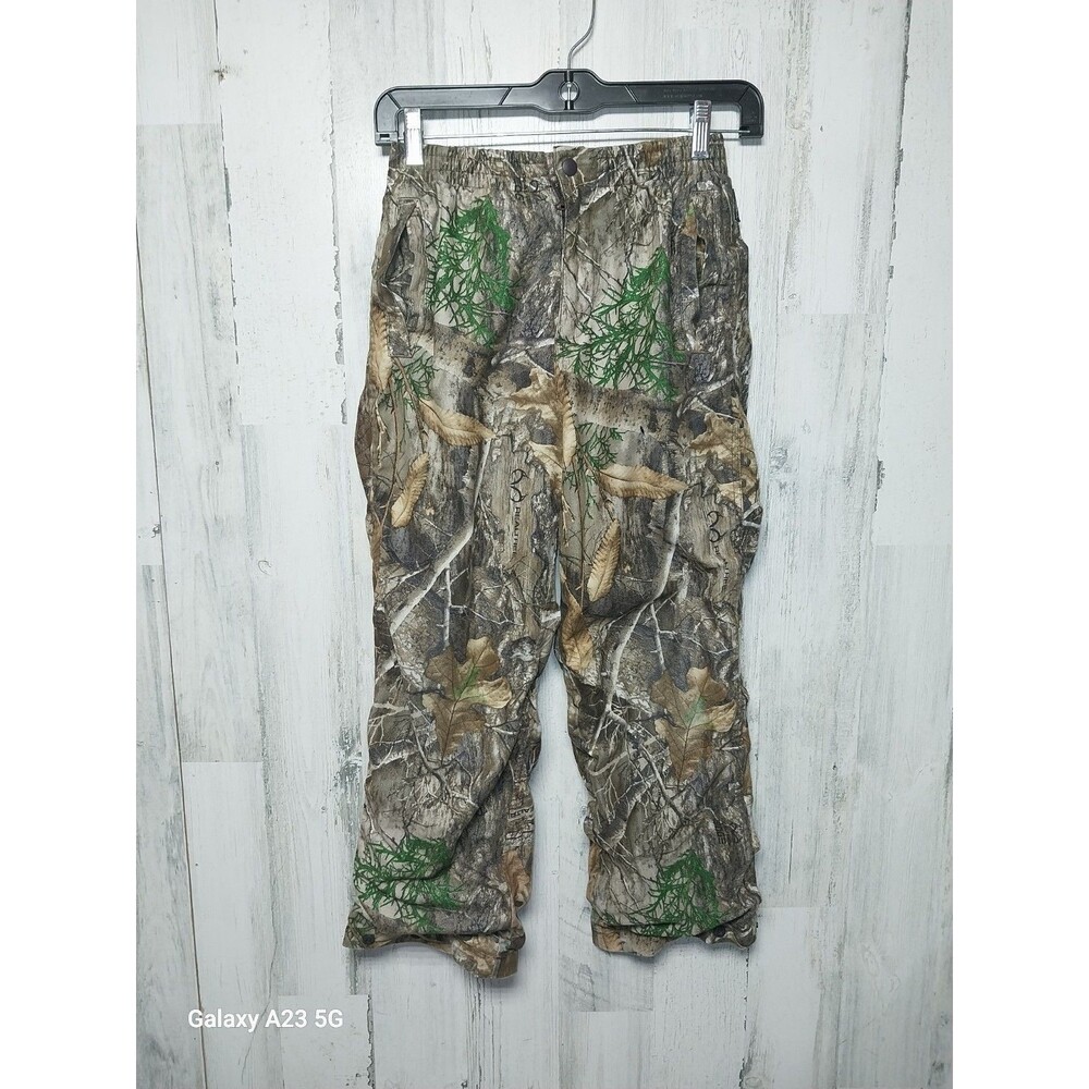 Real Tree Outdoors Youth Camouflage Hunting Pants Realtree Cargo Size L 10 12